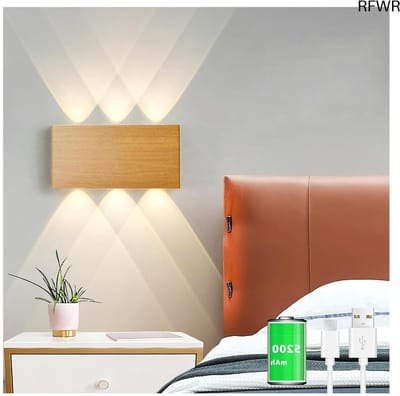 RFWR® Draadloze wandlamp met aanraakschakelaar en 3 helderheidsniveaus