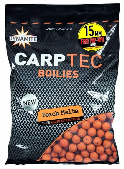 Carp Spirit Carptec Boilies | 1.8kg 15mm Peach Melba