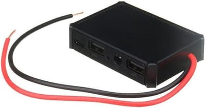 Zonnepaneel Spanningsregelaar - DC Kabel Adapter - Draagbare Energie - Veelzijdige Connectiviteit - 10AWG Draad - Zwart
