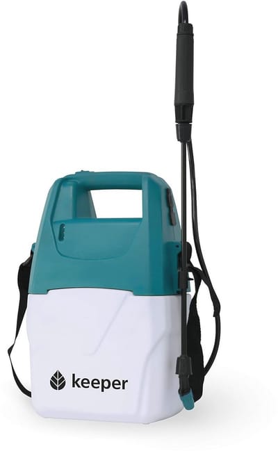 Elektrische Tuinsproeier met Lithium-Acu, Oplaadbaar, 120 Min Autonomie en 5 L Capaciteit