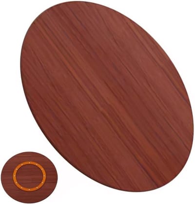 Draaitafel Hout - Draaibare Tafel - Dineren Delen - 360 Graden Rotatie - 85 cm - Teak