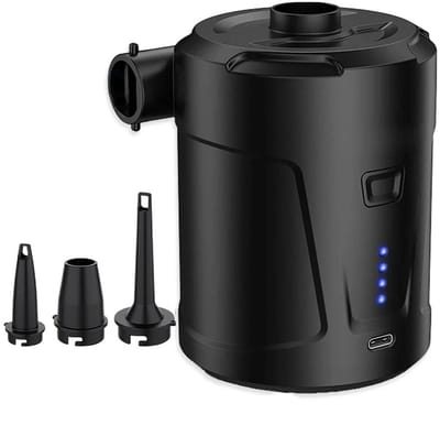 Benelux Select Luchtpomp – Luchtpomp Elektrisch – Luchtpompen – Auto Stop & Digitale Meter – Veelzijdig Gebruik - 25 x 12 x 15 cm