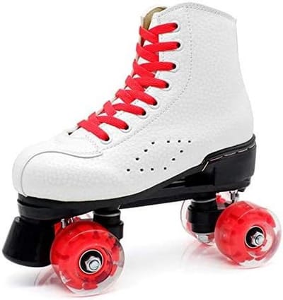 Skeelers voor Volwassenen - Rolschaatsen Fitness - Buiten Sporten - Maat Verstelbaar - Maat 38 - Wit