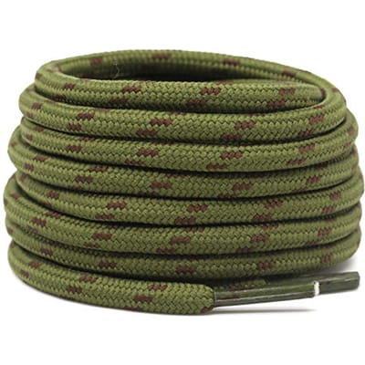 2 Paar Werkschoenen Schoenveters Diameter 4,5 mm Heavy Duty Wandelschoenveters voor Mannen Vrouwen Rond Duitse Trainingsschoenveter 120cm black