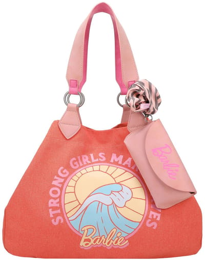 Fritzi aus Preußen Schoudertas Izzy Medium Big Wave Limited Barbie Shoulder Bag Fruity Wave Oranje