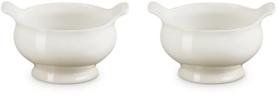 Le Creuset Soepkommen Set van 2 in Aardewerk 0,60 Liter Meringue