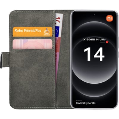 Mobilize Xiaomi 14 Ultra Portemonnee Hoesje Zwart