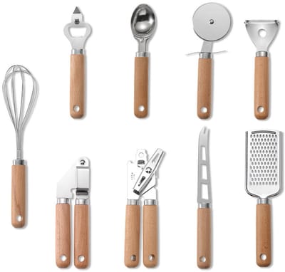 Keukenset Kookgerei Keukengerei 9 delige Set | Keukengereedschap en Gadgets - LB648