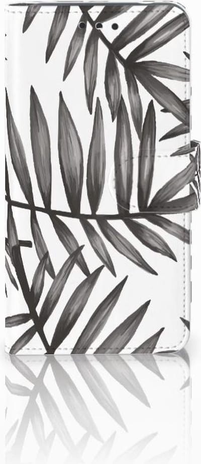Nokia 2 Hoesje Leaves Grey