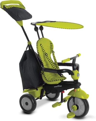 Driewieler - Kinderfiets - Buiten spelen - 4-in-1 groeit mee - 94 x 45 x 102 cm - Groen