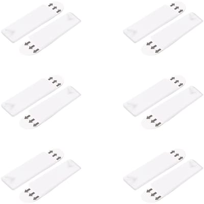 Dailygoods- Foto Haken Geen Nagels - 12 Stuks - Zelfklevende Wandhaken - Hoog Draagvermogen - Geschikt voor Spiegels/Kunst - 5x2 cm - Wandhaak