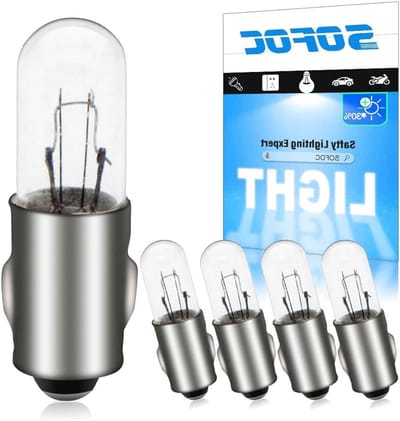 Halogeen Lampen - Binnenlampen Dashboard - Interieur Verlichting - Directe Vervanging - 5 Stuks - Warmwit