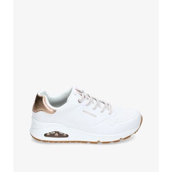 Skechers Uno Shimmer Away dames sneakers wit