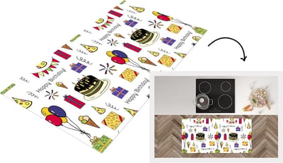 Keukenloper - Loper keuken - Design - Verjaardag - Feest - 120x60 cm - Keukenloper vinyl