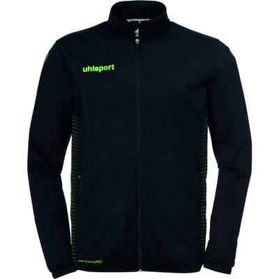 Uhlsport Score Trainingsjas Kind Zwart-Fluor Groen Maat 128