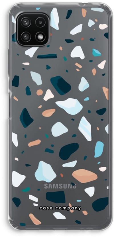 Case Company® - Hoesje geschikt voor Samsung Galaxy A22 5G hoesje - Terrazzo N°13 - Soft Cover Telefoonhoesje - Bescherming aan alle Kanten en Schermrand