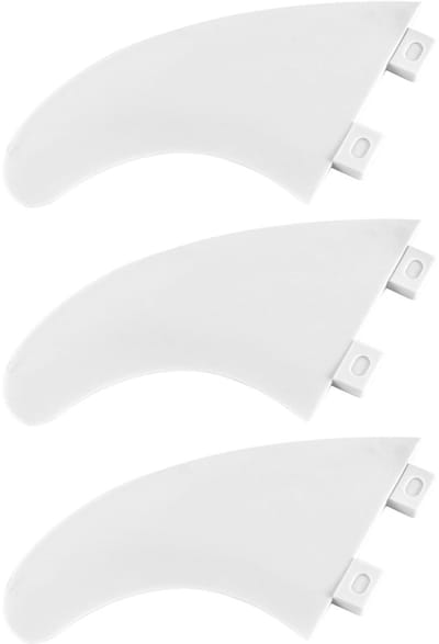 Dailygoods- Vinnen Set van 3 - G5 Vinnen - Plastic - Lichtgewicht - Thruster Stijl - Geschikt voor Surfplank - Surfvinnen