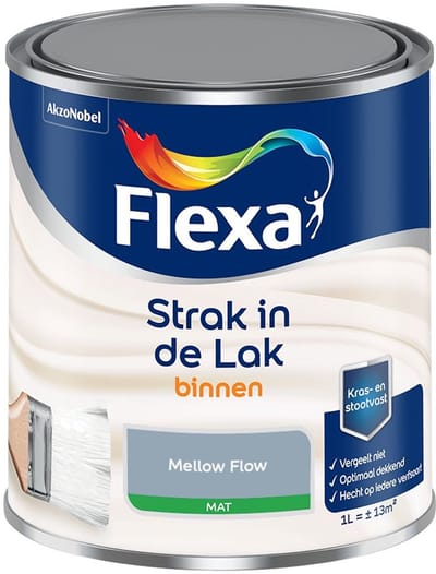 Flexa - Strak In De Lak Binnenlak Mat - Mellow Flow - Mengverf - 1 L