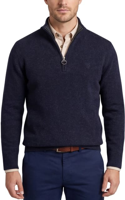 Barbour trui donkerblauw