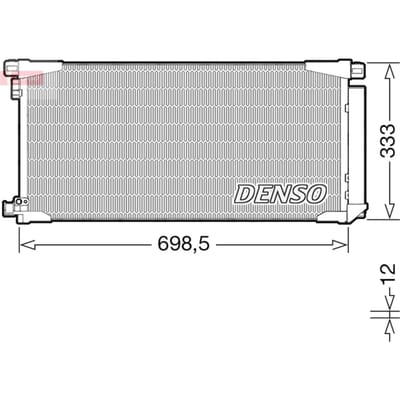 Condensator, airconditioning DENSO DCN50115