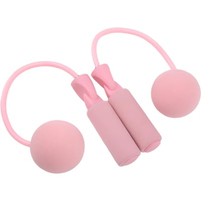 Touwloos Springtouw Fitness Sport Training Vetverbranding Draadloos Springtouw voor Mannen Vrouwen Kinderen pink