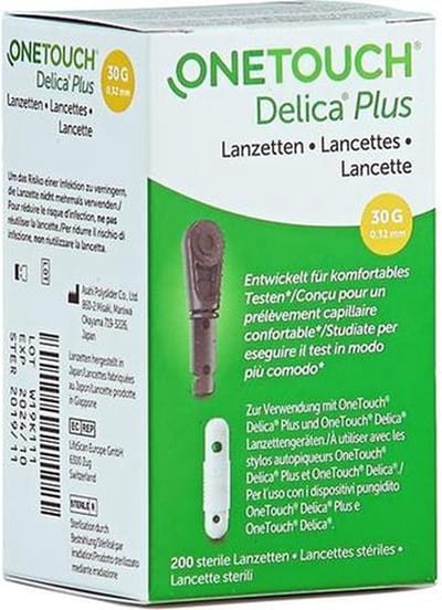 One Touch Delica Plus lancetten 200 stuks
