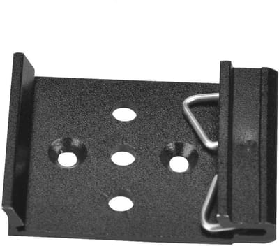 Dailygoods - Vaste klem - Aluminium bevestigingsclip - Geschikt voor 35 mm rails - Stevig en duurzaam - Hoogwaardige kwaliteit - Montageo...