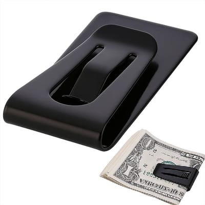 Black Knuckle Money Clip I Geld Clip I Papiergeld Houder I 5 x 2,5 cm I RVS I Zwart
