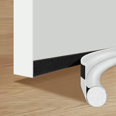 Cosensi - Deur tochtstrip - Tochtwerend - Geluidsreductie - 96cm - Isolatie - Energiezuinig - Geschikt voor appartementen - Wit
