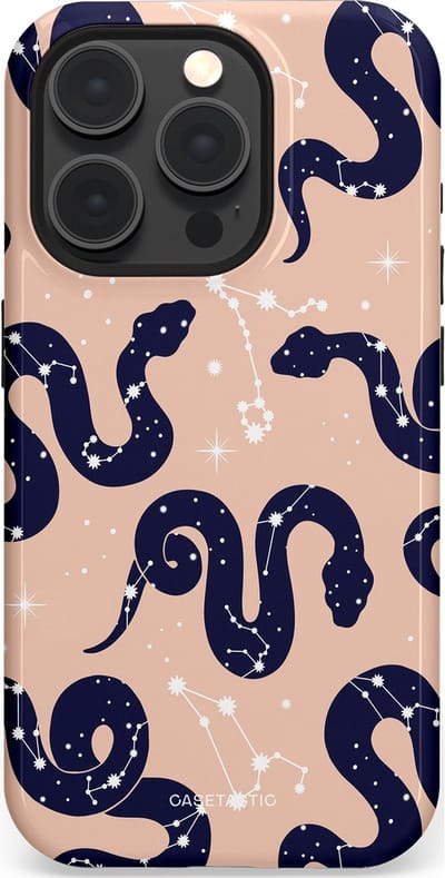 Casetastic Hoesje Geschikt voor Apple iPhone 15 Pro Magsafe - Stijlvolle Beschermende Duo-layer Case - Astro slang
