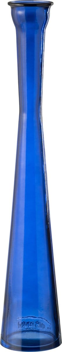 J-Line vaas Tube - glas - blauw - 51 cm hoog