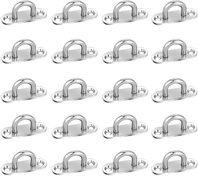 Dailygoods- Oogplaat 20pcs - Roestvrij Staal - Sterk en Duurzaam