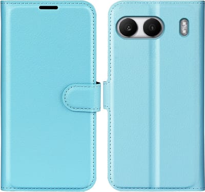 Coverup Hoesje - Geschikt voor OnePlus Nord 4 Hoesje - Coverup Book Case - Lichtblauw
