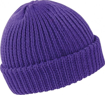 Dikke winter muts unisex paars