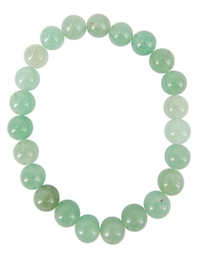 Aventurijn groen kralenarmband 8 mm