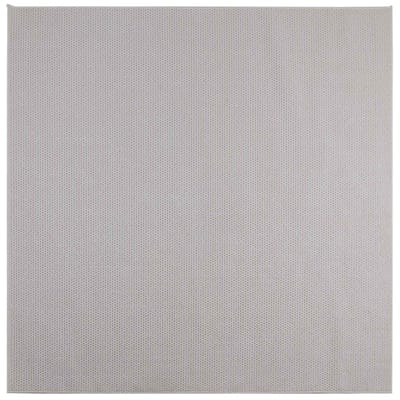 vidaXL - Binnen - kleed - LUGO - Crèmekleurig - 120 - x - 120 - cm - Polyester