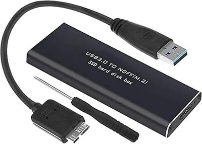Externe M.2 SATA Adapter naar USB 3.0 Behuizing voor NGFF SSD met UASP Ondersteuning