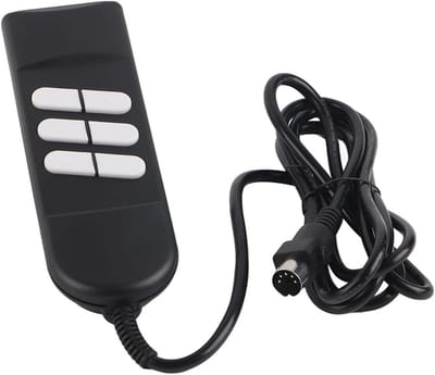 6 Button Sofa Controller Hand Switch voor Verstelbare Bedden en Meubels, 5 Pin Bed Remote Control en Zonligbed Vervanging