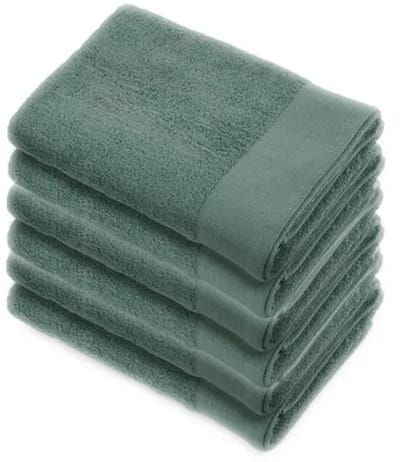 Walra handdoeken 50x100 Soft Cotton - 6-delig - Badhanddoeken 550 g/m² - 100% Katoen - Handdoekenset Legergroen