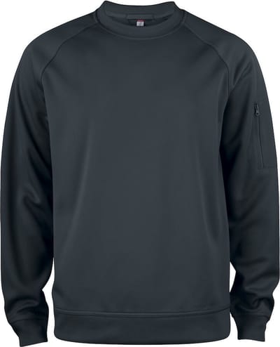 Clique Basic Active Roundneck 021010 - Zwart - XS