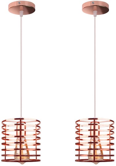 2 Stuks Hanglampen Slaapkamer Moderne E27 Kroonluchter Binnen Plafondlamp Roze