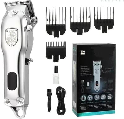 Haarklipper Professioneel - Draadloze Trimmer Scheerapparaat - Thuis Kapsel Maken - LED Display - 0.8-12 mm - Zilver