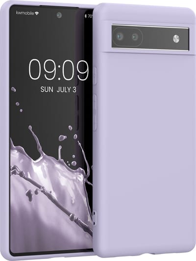 kwmobile telefoonhoesje geschikt voor Google Pixel 6a - Hoesje voor smartphone - Back cover in lavendel
