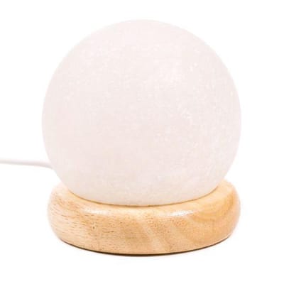 Mini Mood zoutlampje bol wit USB + LED - 9 - 450 - L