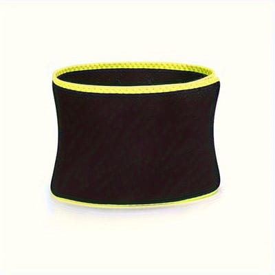 Ceinture Amincissante de Sauna Réglable pour Femmes, Améliorant la Transpiration, Contrôle du Ventre, Accessoire de Fitness et de Musculation jaune