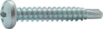 Plaatschroef. Zelfboren. Cilinderkop. 4.2 x 19mm. lang. 20 stuks. RVS-A2. Ifix.