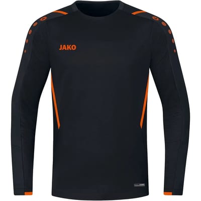 Jako - Sweater Challenge - Zwart met Oranje Trui Heren-S