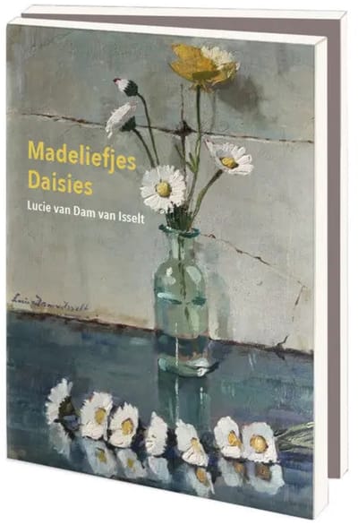 Kaartenmapje met env, klein: Madeliefjes, Lucie van Dam van Isselt