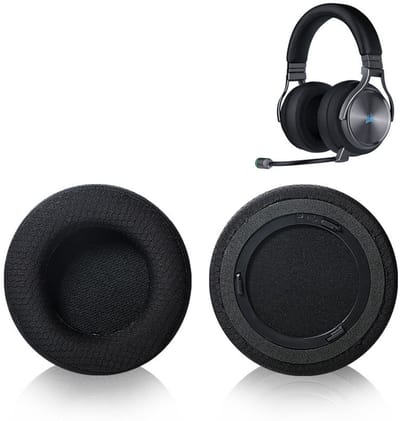 INF Corsair Virtuoso RGB Replacement Ear Pads, Ergonomic Design, Noise Cancelling Effect, Soft and Comfortable, Soft Foam Ear Pads, Mesh