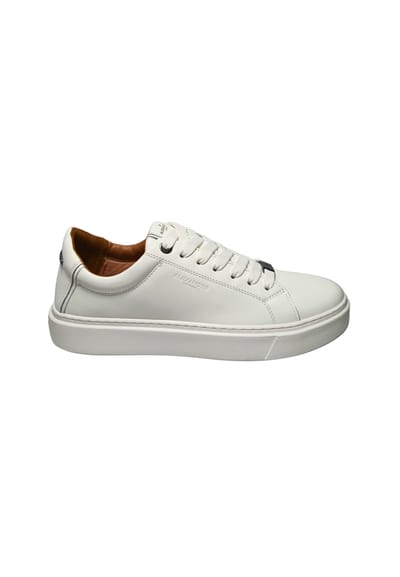 albcldm-9143-twt Alexander Smith Wit leder voor heren